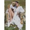 Crochet White Knitted Beach Cover up dress Tunic Long Pareos Bikinis Cover ups Swim Cover up Robe Plage Beachwear - LXF20133W1 - One Size