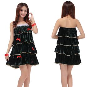 Costume night club ceremony Sexy Adult Party dance stage DS fashion dance costumes; performances - Green - One Size