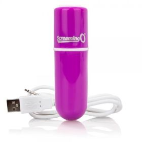 Screaming O Charged Vooom Rechargeable Bullet Vibe Purple - SCRAMVPU101