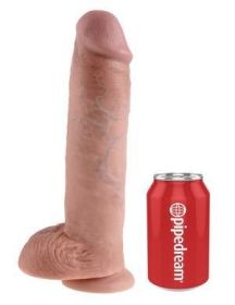 King Cock 11&quot; Cock - Beige - TCN-PD5510-21