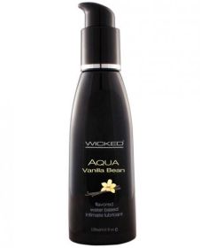 Wicked Aqua Lubricant Vanilla Bean 4oz - TCN-WS3348