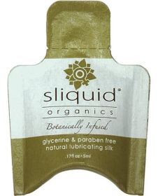 Sliquid organics silk lubricant - .17 oz pillow - TCN-6701-23P