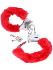 Fetish Fantasy Beginners Furry Cuffs Red - PD3800-15