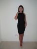 Sexy backless deep v neck night club dress summer women bodycon party bandage sun dress vestidos - Black - M