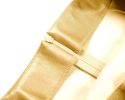 Womens Leather Skirt High Waisted Stretchy Slit Faux Pleather Mini Skirts - gold - XL